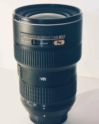 Nikon zoom 16-35 f4 afs G ED vr