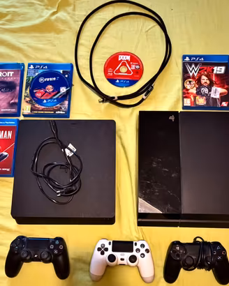 Ps4 Fat + Ps4 slim +giochi