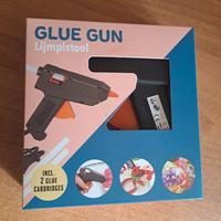 Pistola per colla a caldo + 2 ricariche