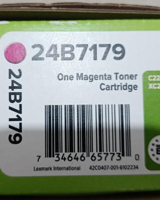 Toner Lexmark Magenta 24B7179