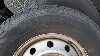 ruote complete di cerchione per ducato 244