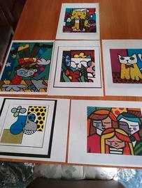 ROMERO BRITTO 12 STAMPE