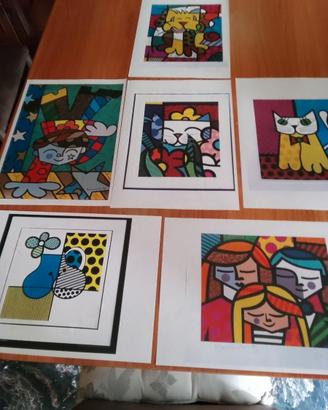 ROMERO BRITTO 12 STAMPE