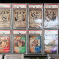 One piece wanted psa 10 set completo