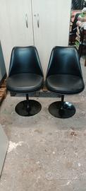 coppia di sedie tulip per knoll