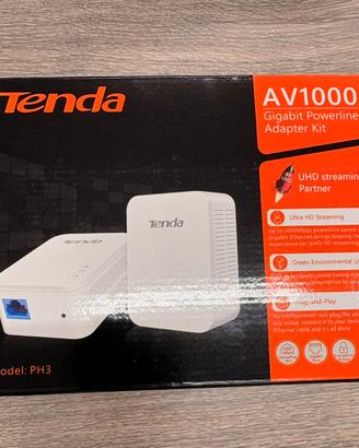Kit adattatore Powerline Gigabit Tenda PH3 AV1000