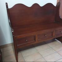 Panca in legno stile classico