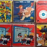 6 NASTRI BOBINE FILMINI CARTONI ANIMATI SUPER 8