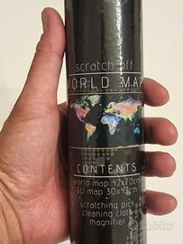 Mappa del mondo da grattare – Scratch Off World