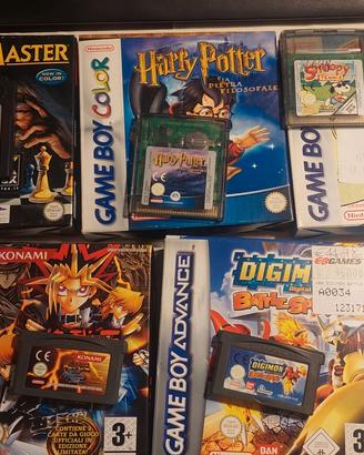 Giochi game boy color advance