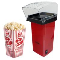 MACCHINA POPPER POPCORN ELETTRICA ROSSA PER FARE