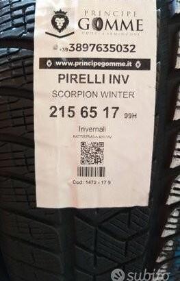 2 gomme 215 65 17 pirelli a1472