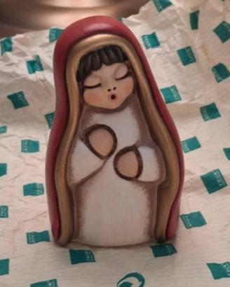 Maria presepe thun mantello rosso
