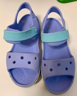 Sandali Crocs Viola e Azzurri Bambina Taglia J2