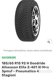pneumatici 4 stagioni goodride  nuovi  185/65r15