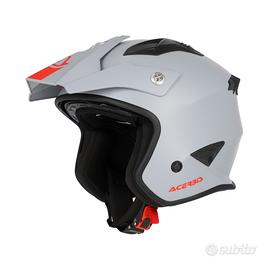 CASCO JET ARIA 22-06 ACERBIS grigio opaco