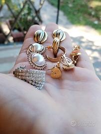 Lotto di Orecchini Vintage e Bijoux Assortiti