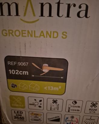 Lampadario ventilatore a pale