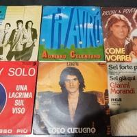 Lotto N. 6 Vinili 45 Giri Storici Italiani 
