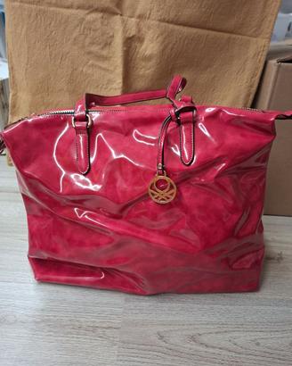 Borsa Benetton nuova – Rosa lucido