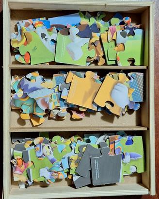 Set 3 Puzzle in Legno PAW Patrol con Scatola