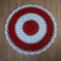 Centrino natalizio all'uncinetto