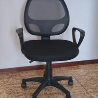 2 sedie ufficio nere