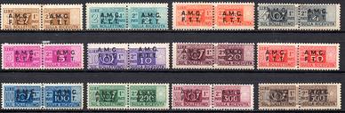 ITALIA TRIESTE A 1947- Serie MNH/MLH Pacchi  WXJ