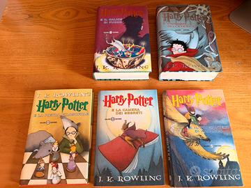 Harry Potter 5 Volumi prime edizioni