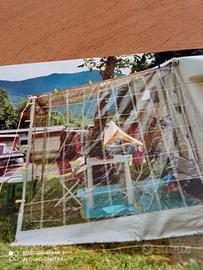 2 teli in cristal quadrettato per camper