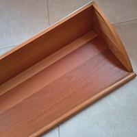 mensola in legno noce massello 