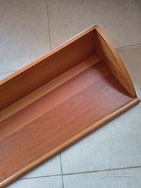 mensola in legno noce massello 