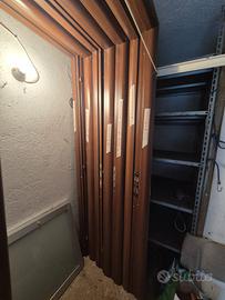 Porte interne in legno colore noce