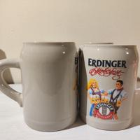 Set 4 boccali Erdinger Nuovi