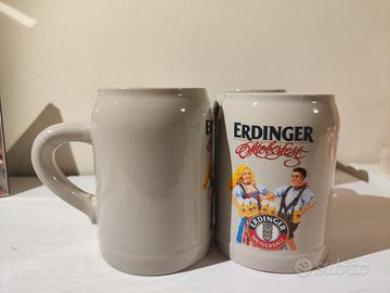 Set 4 boccali Erdinger Nuovi