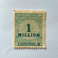 Francobollo Germania Impero Tedesco 1 milione