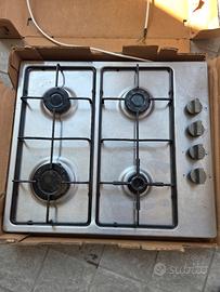 piano cottura gas 4 fuochi