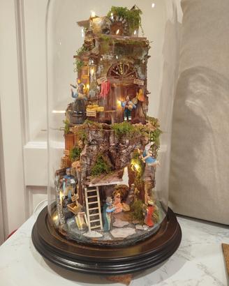 presepe in campana di vetro 