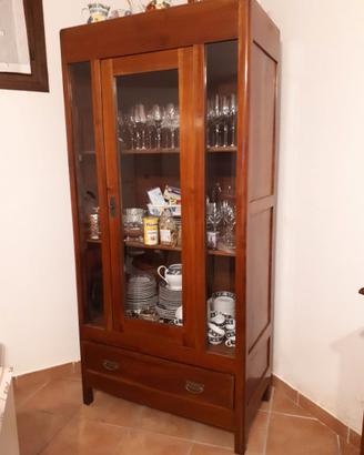 vetrinetta in ciliegio