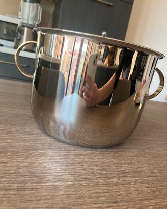 Secchiello porta spumante/vino in acciaio inox