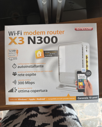 Sitecom modem router wi-fi X3 N300