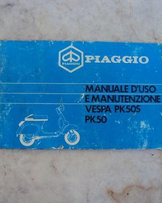 libretto manuale vespa pk 50