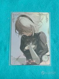 Carta collezionabile 2B dal gioco Nier Automata