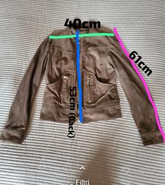 Giacca Dolce & Gabbana in camoscio taupe