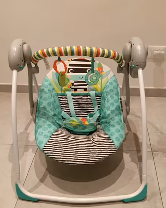 Altalena Portatile Bright Starts Zig Zag Zebra