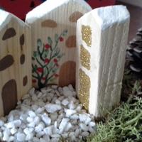 Centro tavola natalizio realizzato a mano