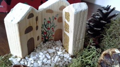 Centro tavola natalizio realizzato a mano