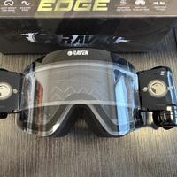 Maschera Cross Raven Edge Roll-Off NUOVA