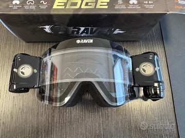 Maschera Cross Raven Edge Roll-Off NUOVA