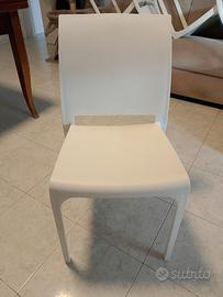 sedia VOLGA bianca polipropilene